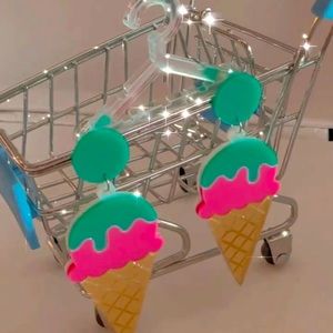 Ice cream earrings